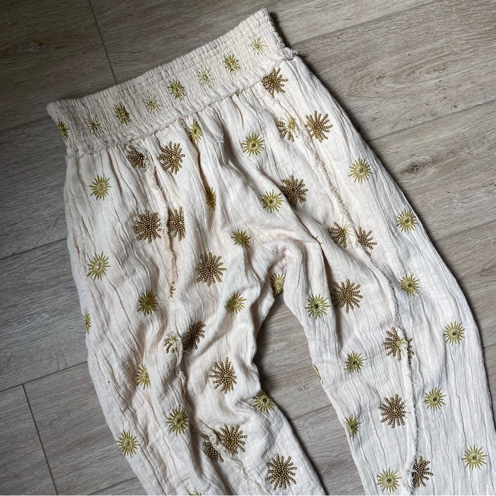 Free People Beach Rocker Embellished Harem Pants - Picture 5 of 8